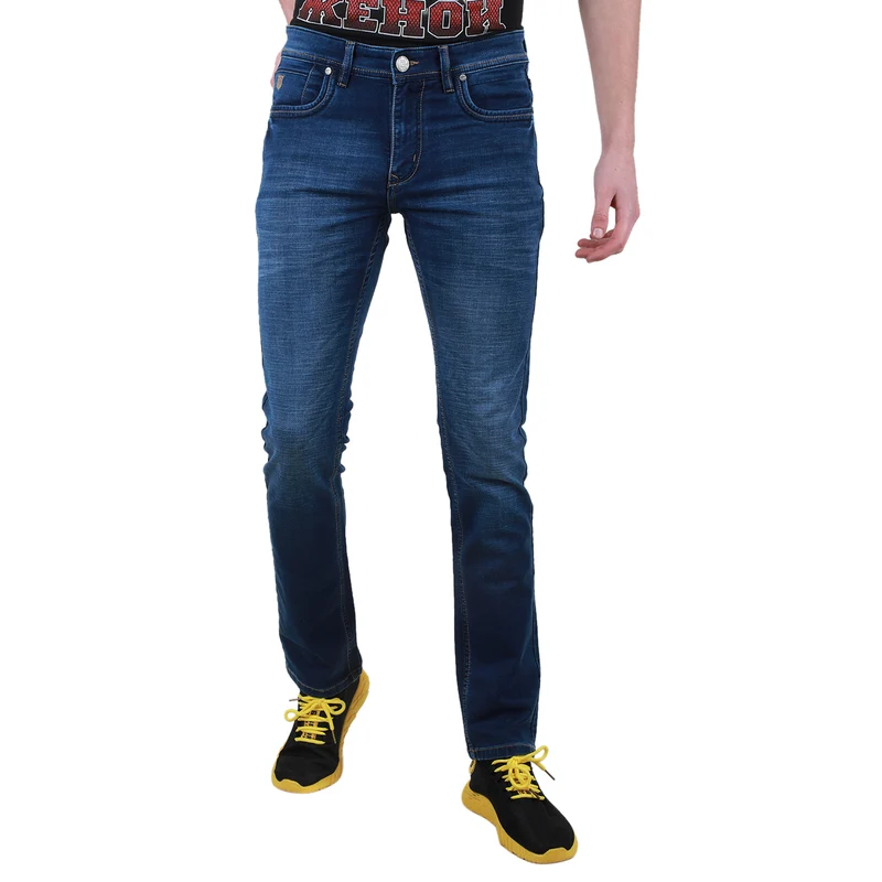 Duke Urban Men Stretchable Slim Fit Jeans (SDD5427) Blue / 36 / Washed