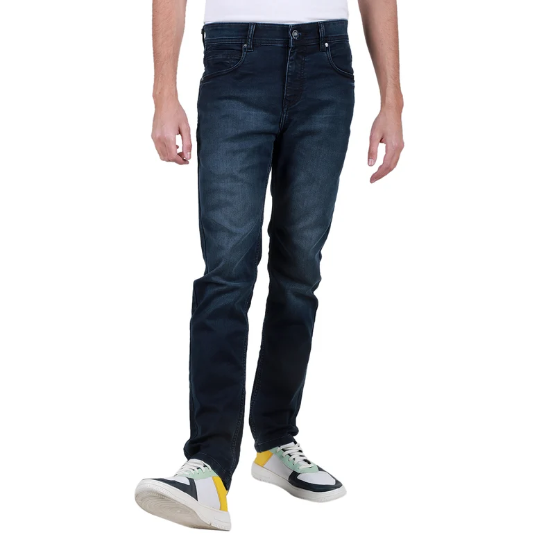 Duke Urban Men Stretchable Slim Fit Jeans (SDD5443) Grey Blue / 36 / Washed