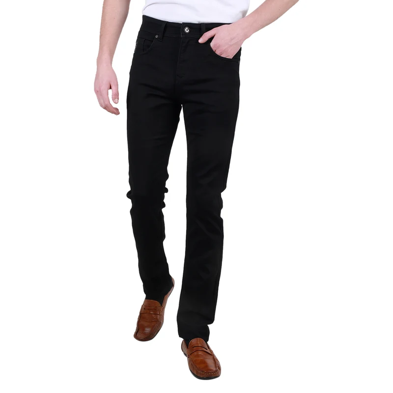 Duke Stardust Men Stretchable Slim Fit Jeans (SDD5444) Jet Black / 32 / Washed
