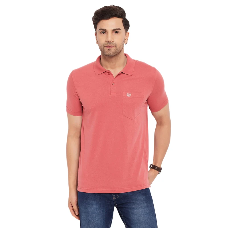 Duke Urban Men Half Sleeve Cotton T-shirt (SD49) 3XL / Mineral / Solid