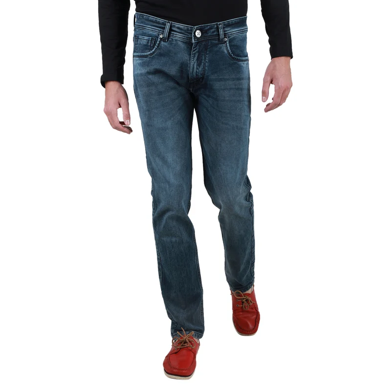 Duke Urban Men Stretchable Slim Fit Jeans (SDD5475) Grey / 34 / Washed