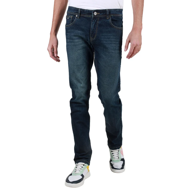 Duke Urban Men Stretchable Slim Fit Jeans (SDD5455) Tint Green / 36 / Washed