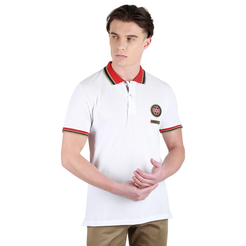 Duke Stardust Men Half Sleeve Cotton Tshirt (1151) White / XXL / Solid