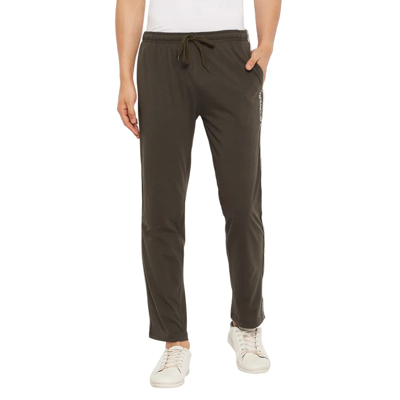 Duke Urban Men Regular Track Pant (LF5670) Olivine / M / Solid