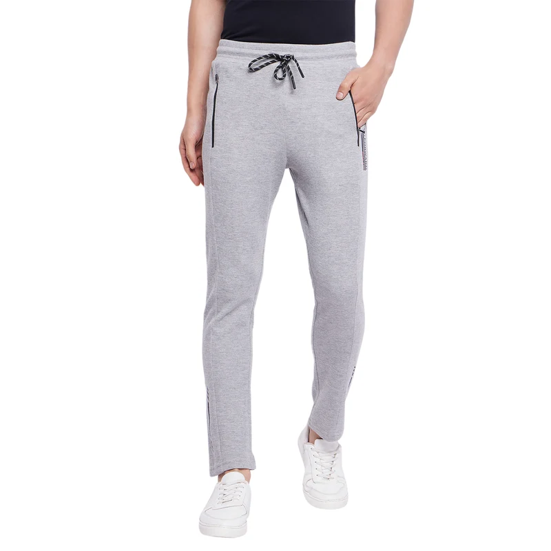 Duke Stardust Men Solid Track Pant (LF5683) M. Grey Melange / XXL / Solid