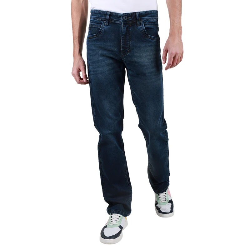 Duke Urban Men Stretchable Comfort Fit Jeans (SDD5414C) Indigo / 30 / Washed