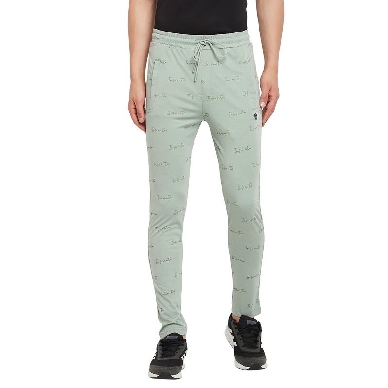 Duke Urban Men Relaxfit Track Pant (LF5673) Sage Green / M / Printed