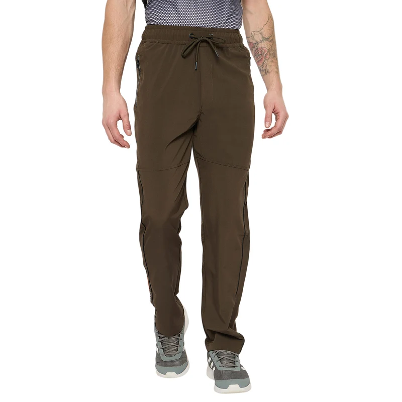 Duke Urban Men Regular Track Pant (LF5664) Olive / L / Solid