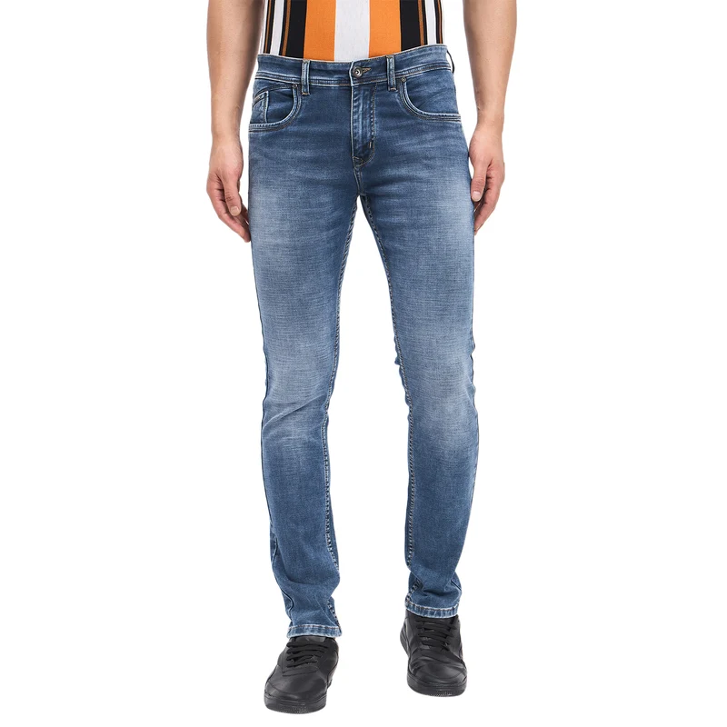 Duke Urban Men Smart Fit Stretchable Jeans (SDD5432) L.Blue / 36 / Washed