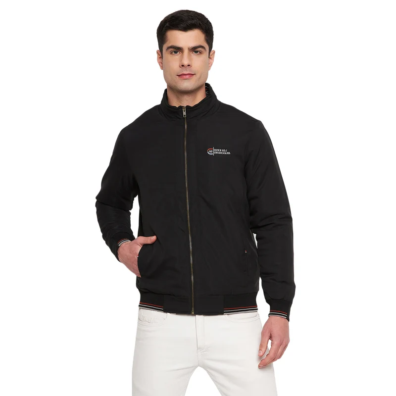 Duke Urban Men Full Sleeve Jacket (SDZ3013) Black / XXL / Solid
