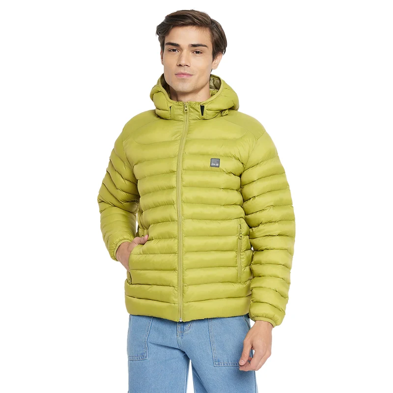 Duke Urban Men Full Sleeve Jacket (SDZ3079) Leaf Green / M / Solid