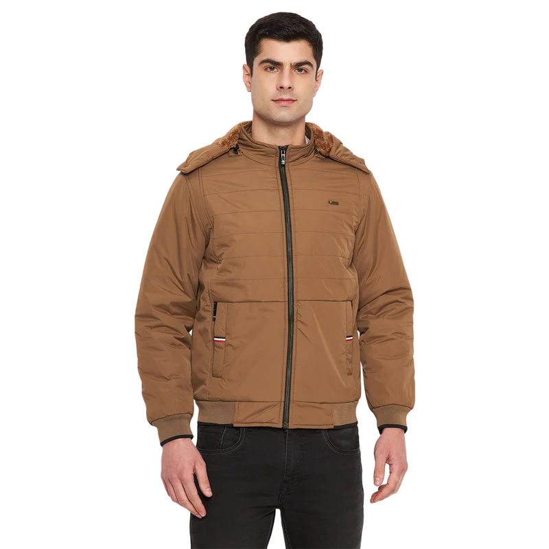 Duke Urban Men Full Sleeve Jacket (SDZ4077) Mouse / M / Solid