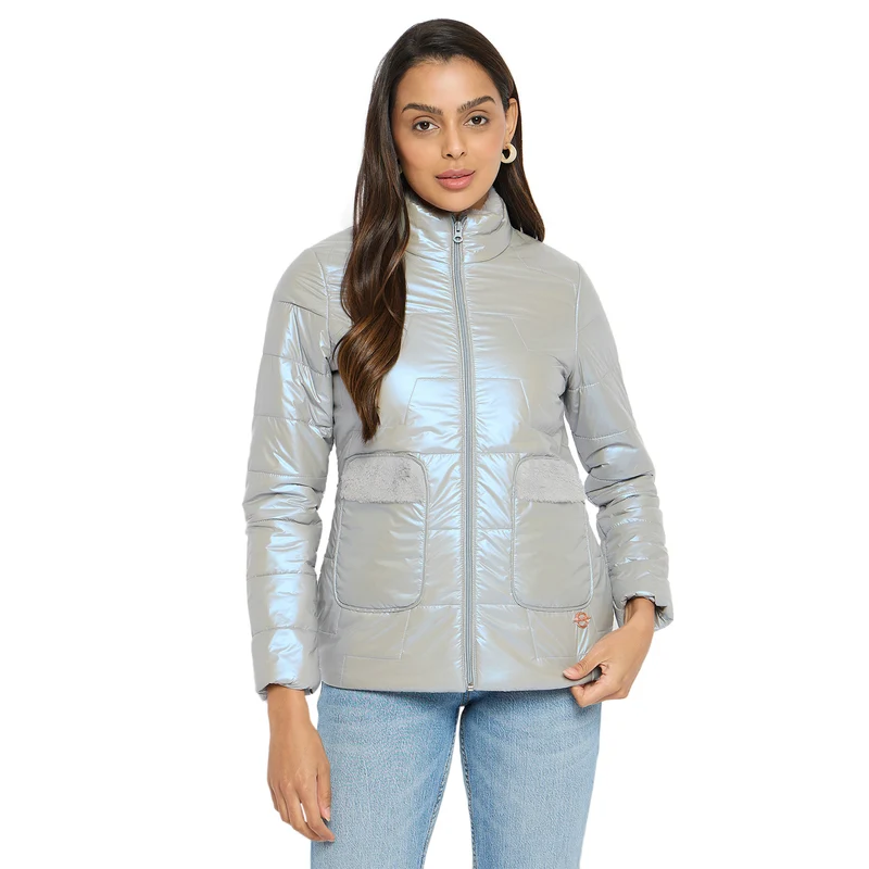 Duke Urban Women Full Sleeve Jacket (SDZ4030) Grey / L / Solid