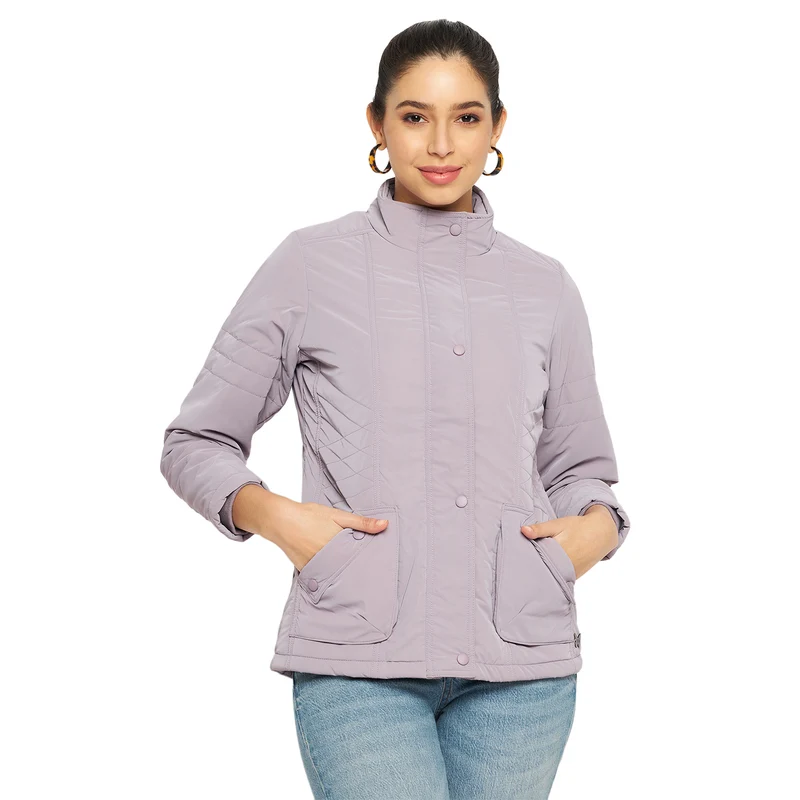 Duke Urban Women Full Sleeve Jacket (SDZ4066) Purple / XL / Solid