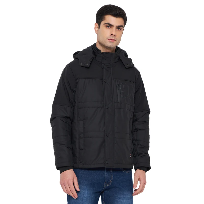 Duke Urban Men Full Sleeve Jacket (SDZ3006) Black / XL / Solid