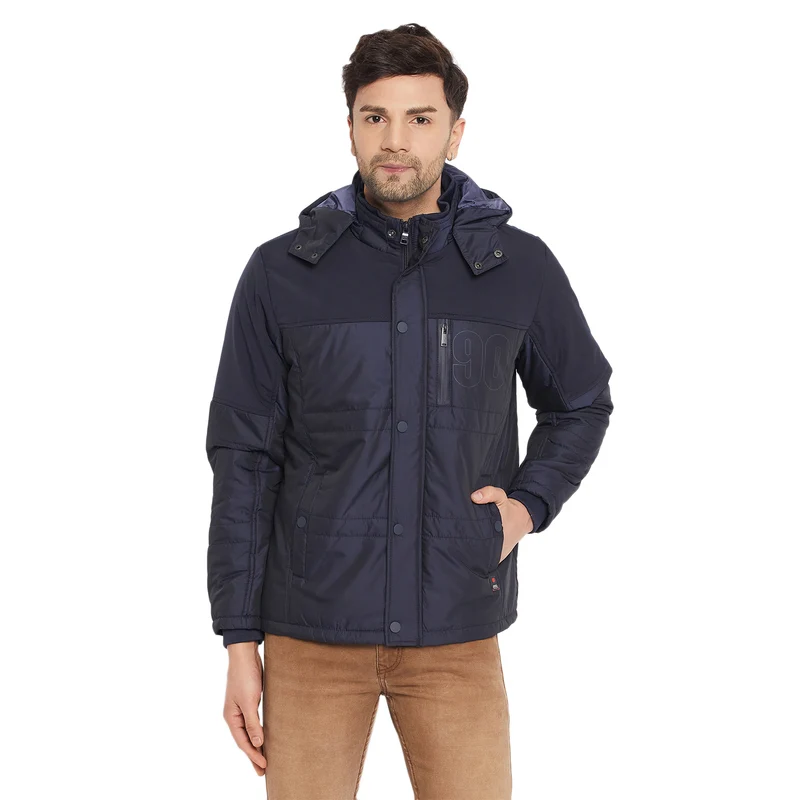 Duke Urban Men Full Sleeve Jacket (SDZ3006) Navy / XL / Solid