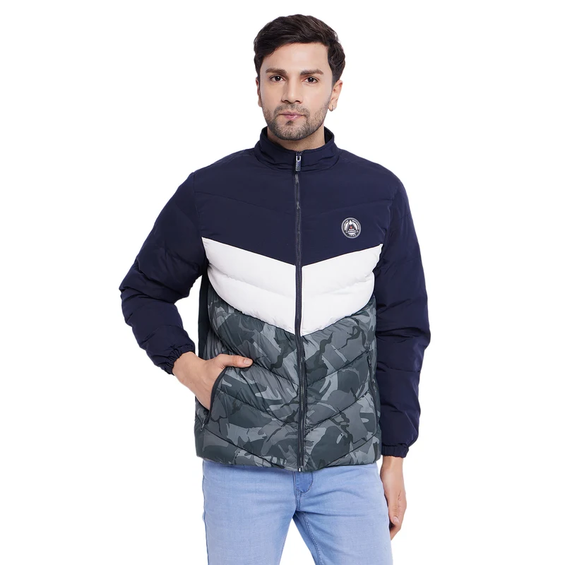 Duke Urban Men Full Sleeve Jacket (SDZ3009) Navy / L / Colorblocked
