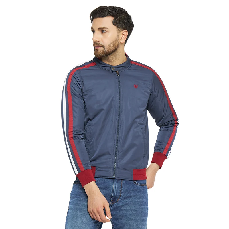 Duke Urban Men Full Sleeve Jacket (SDZ3029) Denim / S / Solid