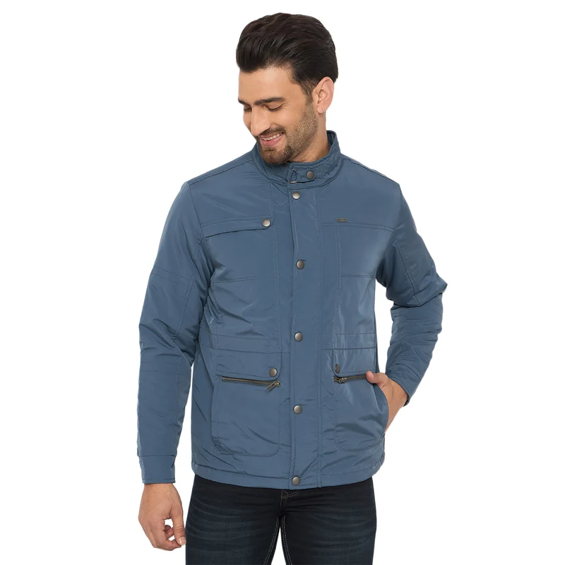 Duke Urban Men Full Sleeve Jacket (SDZ3035) Blue / XXL / Solid