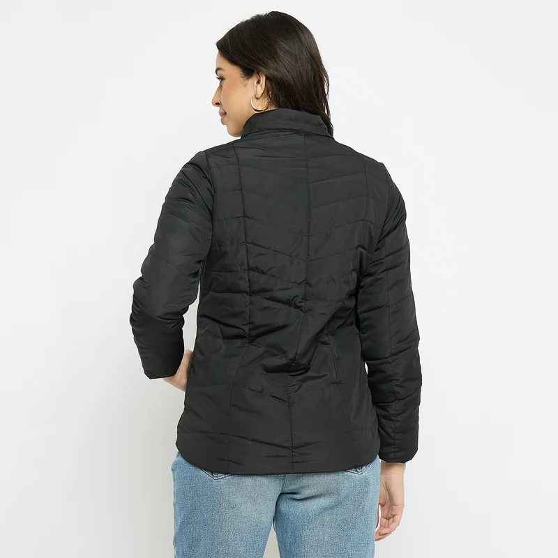 Duke Urban Women Full Sleeve Jacket (SDZ4013) Black / M / Solid