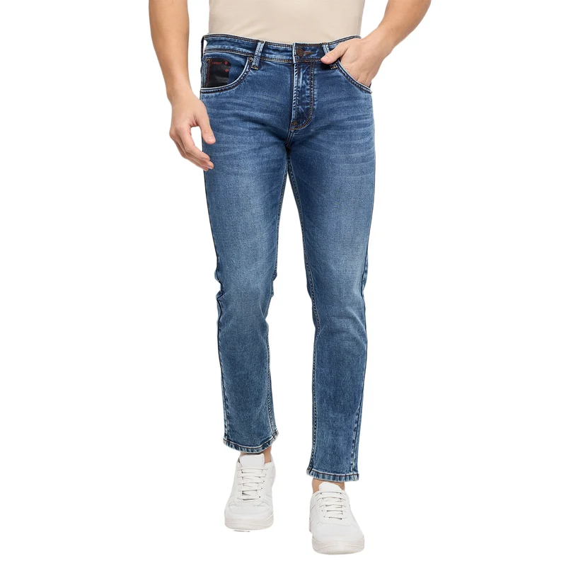 Duke Urban Men Smart Fit Stretchable Jeans (SDD5576) L.Blue / 36 / Washed