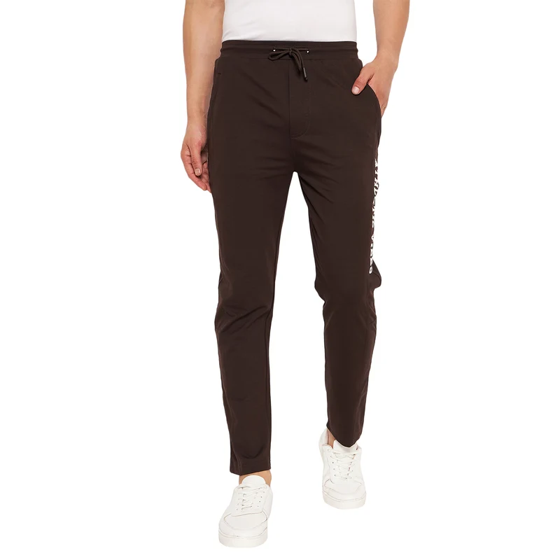Duke Urban Men Solid Track Pant (LF5695) Mocha / M / Solid
