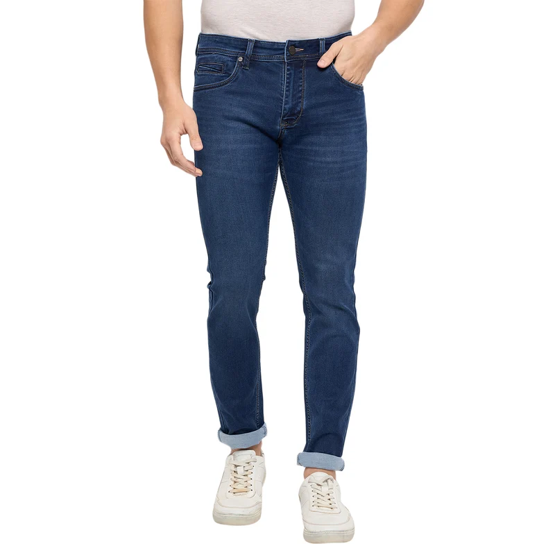 Duke Stardust Men Smart Fit Stretchable Jeans (SDD5621) Medium Blue / 32 / Washed