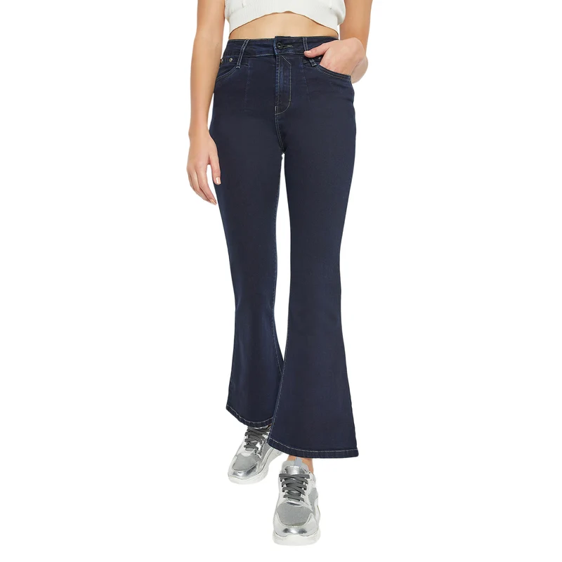 Duke Urban Women Boot Cut Stretchable Jeans (SDD6740) Ink Blue / 28 / Washed