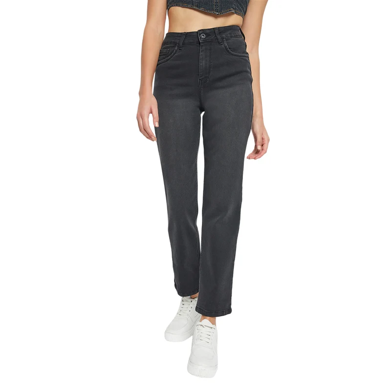Duke Urban Women Boot Cut Stretchable Jeans (SDD6747) Charcoal / 28 / Washed