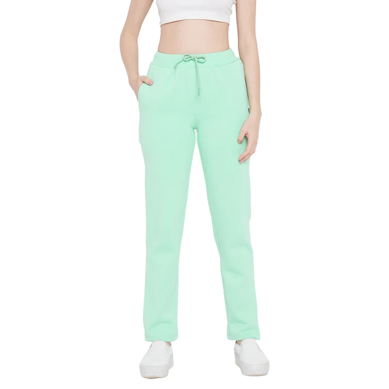 Duke Stardust Women Regular Track Pant (LFX5501S) Foam Green / L / Solid