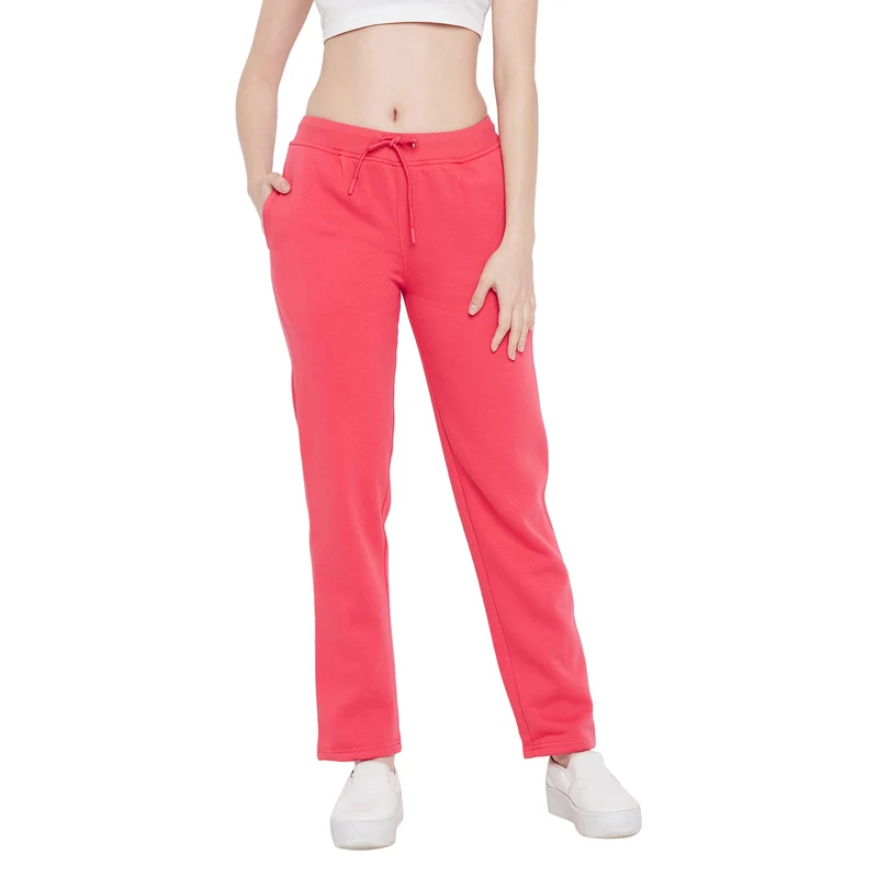 Duke Stardust Women Regular Track Pant (LFX5501S) Hot Pink / M / Solid