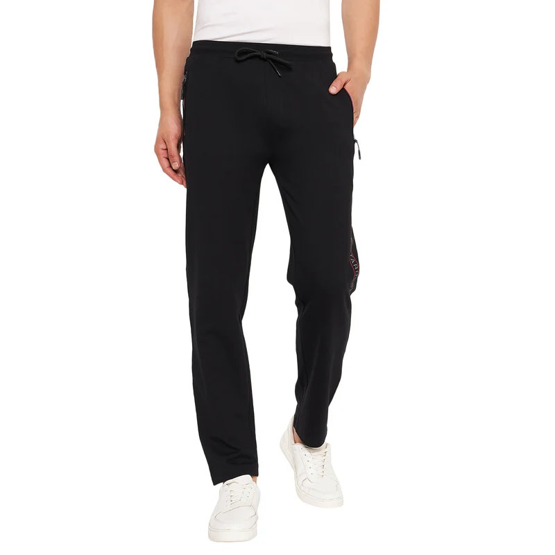 Duke Urban Men Relaxfit Track Pant (ONLF5692) Black / L / Solid