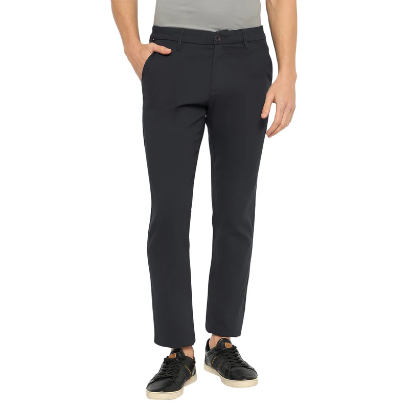Duke Urban Men Cotton Chinos Trousers (SDT4594) Navy / 38 / Solid