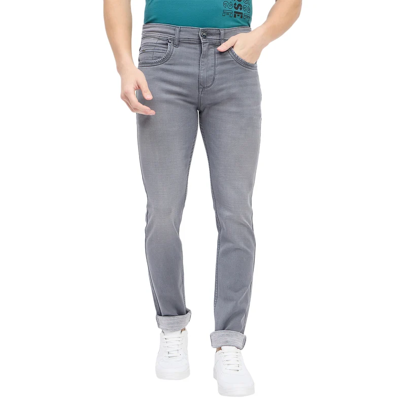 Duke Urban Men Smart Fit Stretchable Jeans (SDD5620) Grey / 36 / Washed
