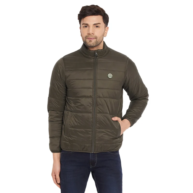 Duke Urban Men Full Sleeve Jacket (SDZ1000) D.Olive / L / Solid