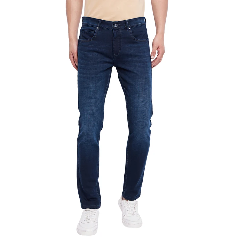 Duke Urban Men Slim Fit Stretchable Jeans (SDD5628) Carbon Black / 32 / Washed