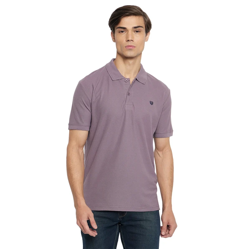 Duke Urban Men Half Sleeve Cotton T-shirt (ONSD21T) (More Colors) Dusty Mauve / XL / Solid