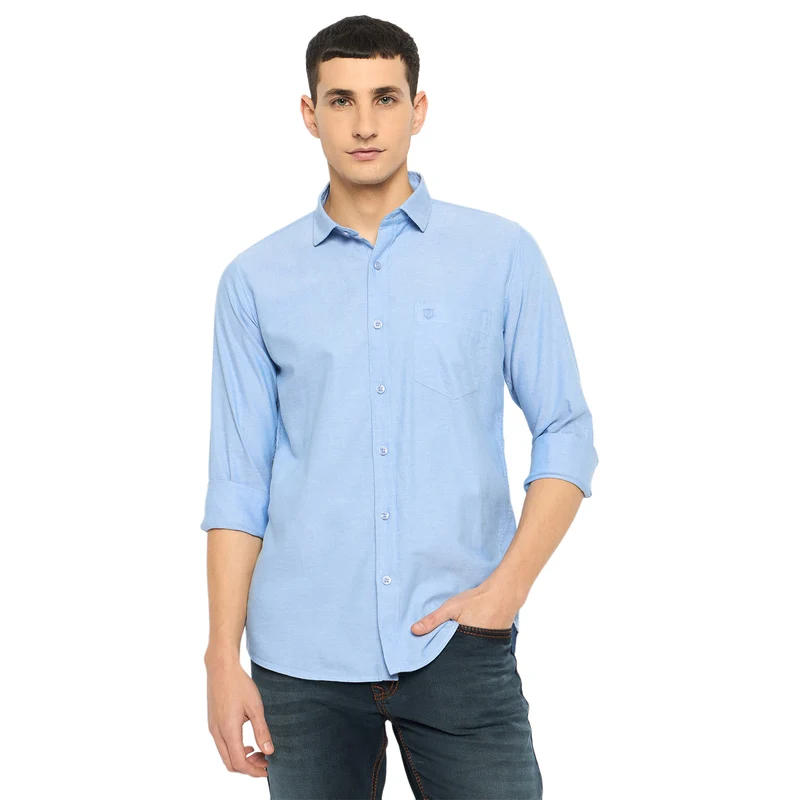 Duke Urban Men Full Sleeve Cotton Shirt (SDO8PLOA) Blue / L / Checkered