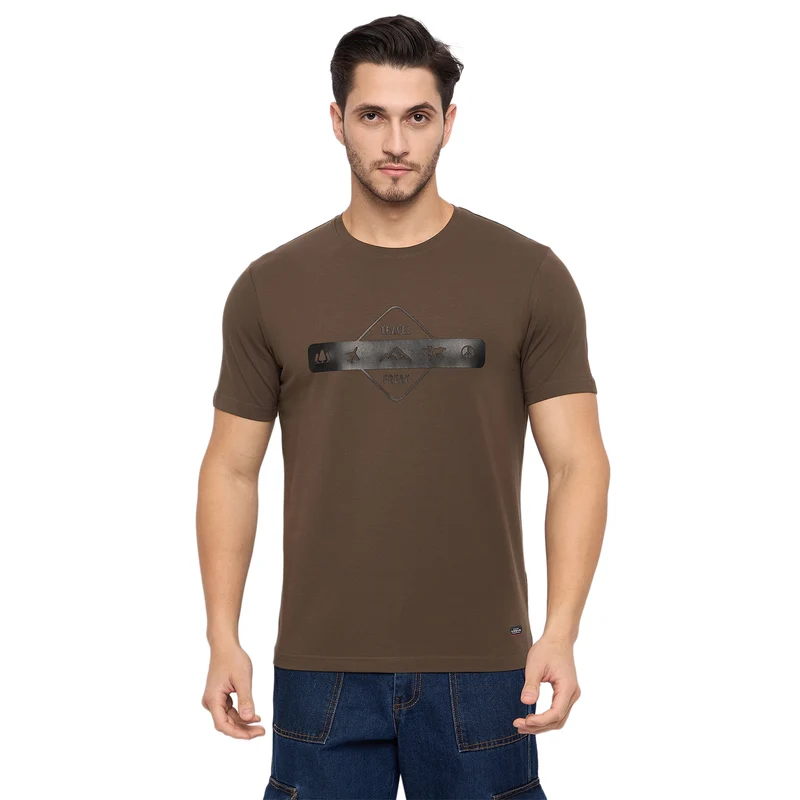 Duke Urban Men Half Sleeve Cotton T-shirt (LF7296) D.Mouse / XXL / Printed
