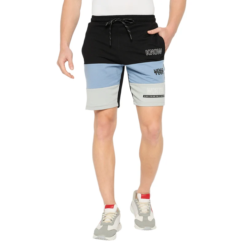 Duke Stardust Men Regular Shorts (LF5982) Black / XL / Solid