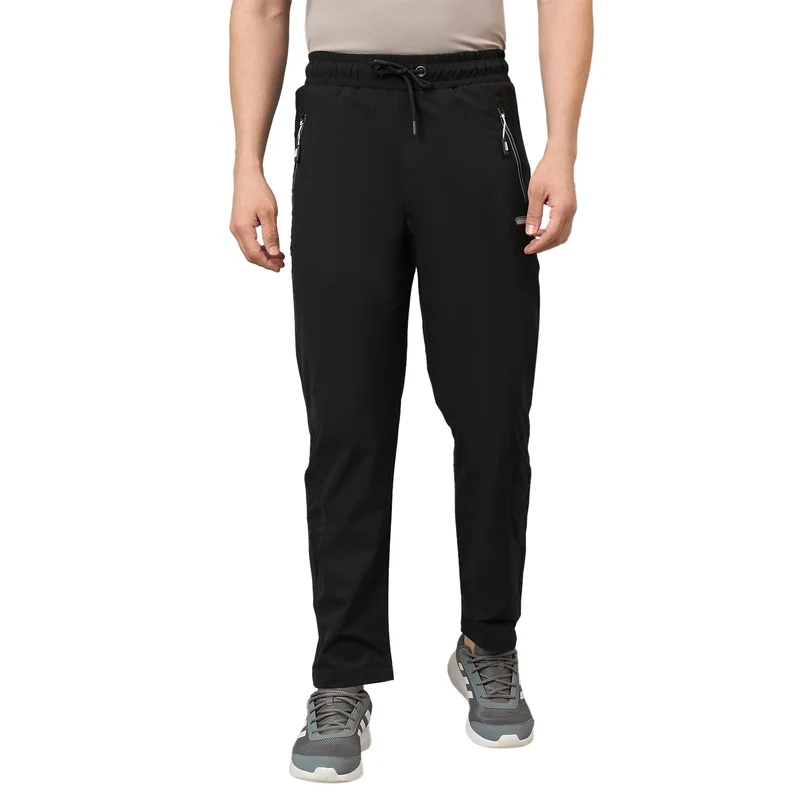 Duke Urban Men Regular Track Pant (LF9017) Black / L / Solid