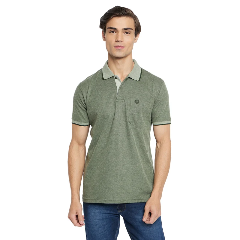 Duke Urban Men Half Sleeve Cotton Tshirt (ONSD40) Hunter Green / M / Solid