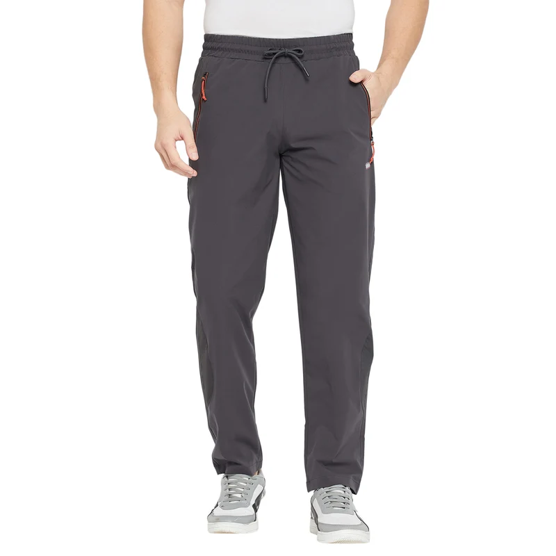 Duke Urban Men Regular Track Pant (LF9017) Charcoal / XXL / Solid