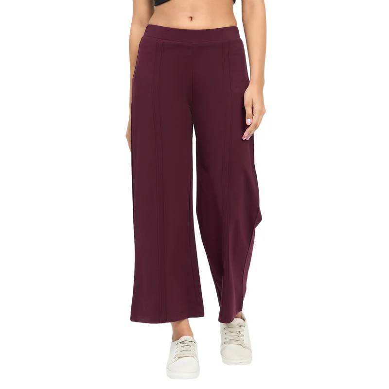 Duke Urban Women Regular Track Pant (LFX6709) Wine / M / Solid
