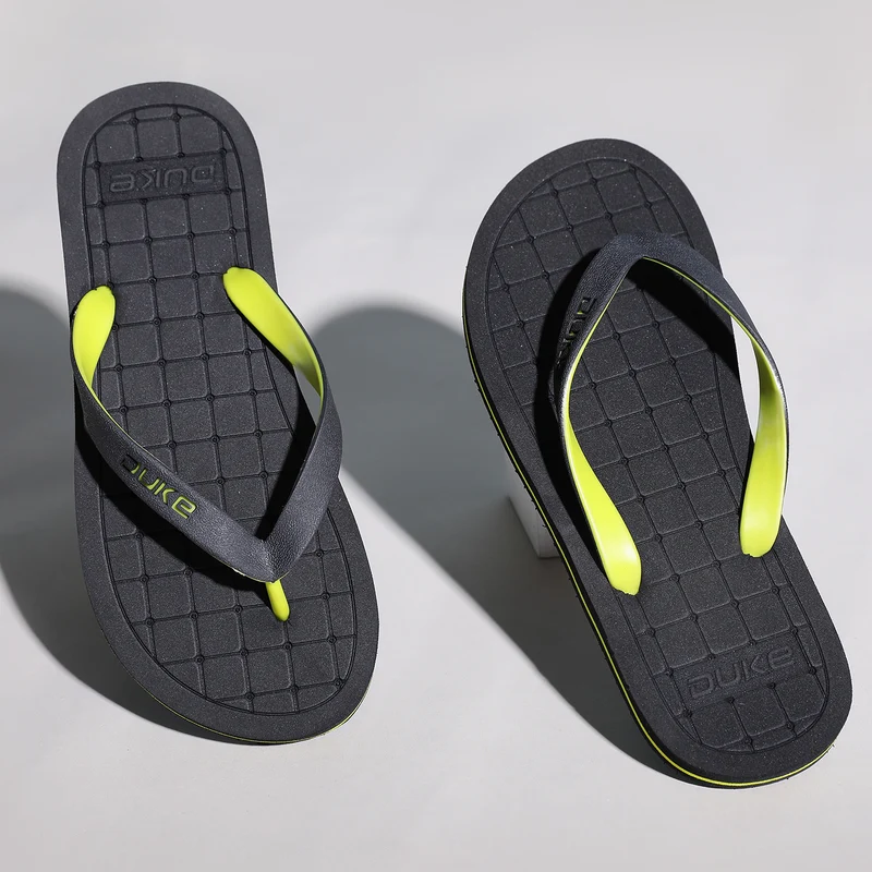 Duke Men Flip-Flops (FWC6112) Black / UK 9 / Colorblocked