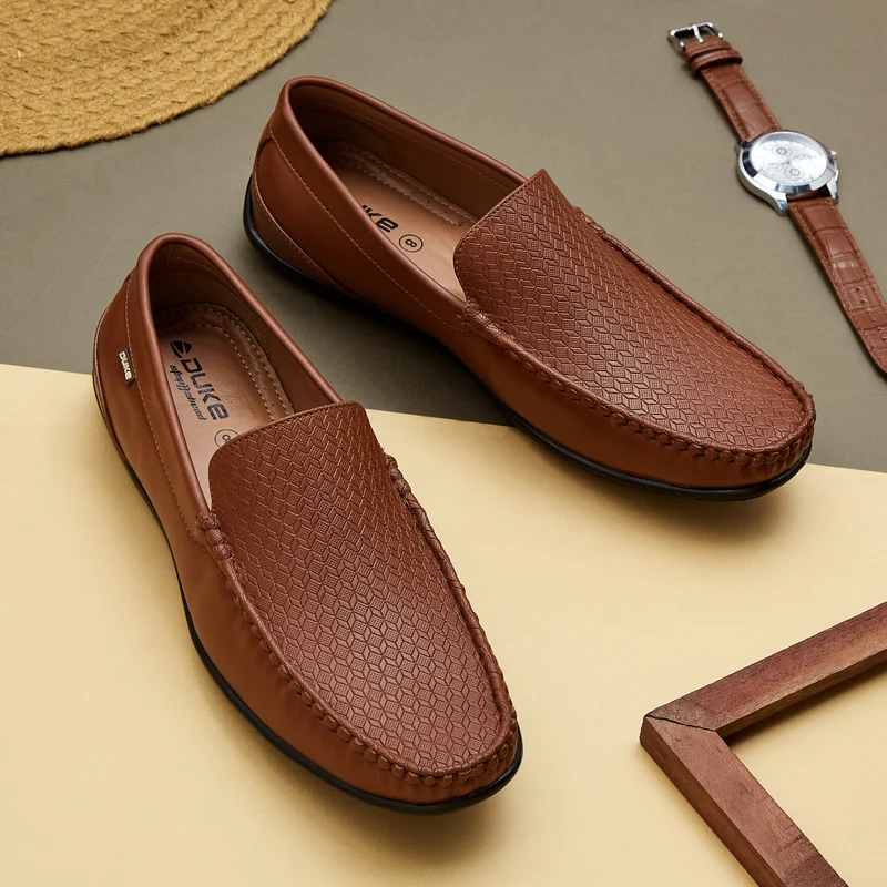 Duke Men Loafers (FWD8079) Tan / UK 6 / Solid