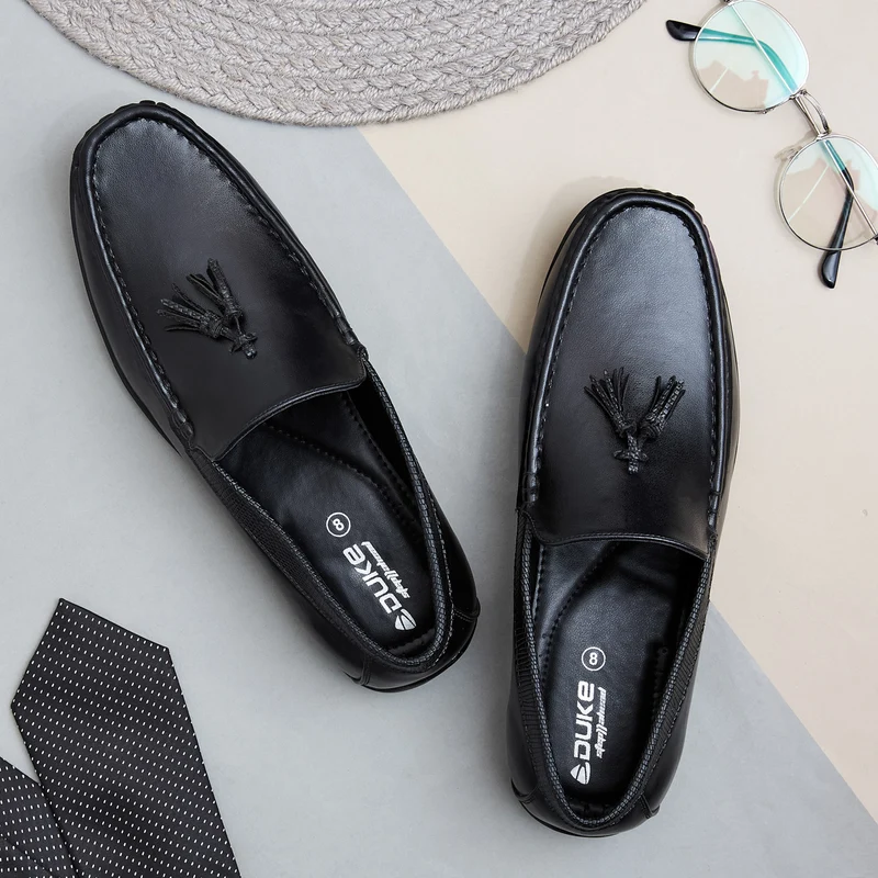 Duke Men Loafers (FWD8080) Black / UK 8 / Solid