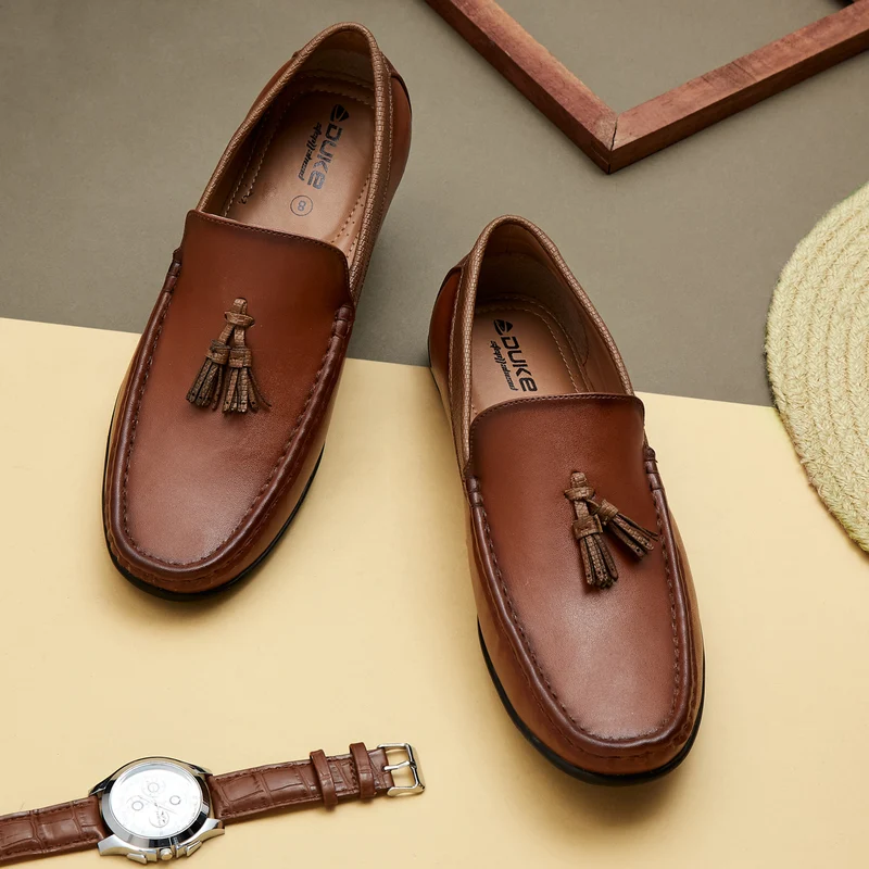 Duke Men Loafers (FWD8080) Tan / UK 9 / Solid