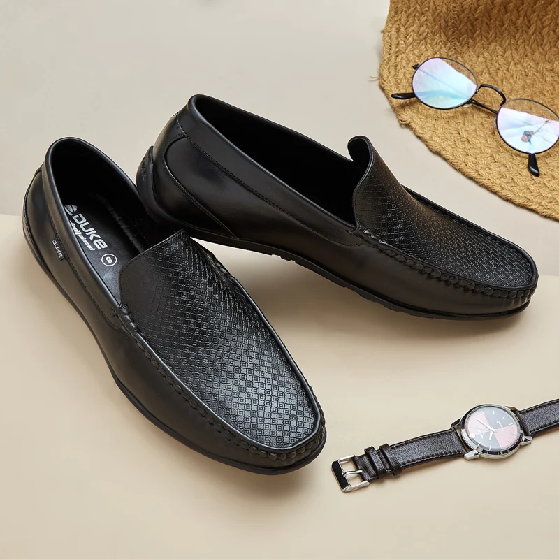 Duke Men Loafers (FWD8084) Black / UK 6 / Solid