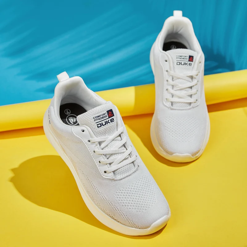 Duke Men Sports Shoes (FWOL2016) White / UK 7 / Solid